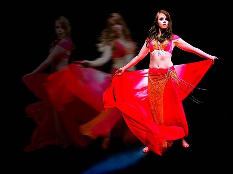 belly dancer by dance photographer in fife